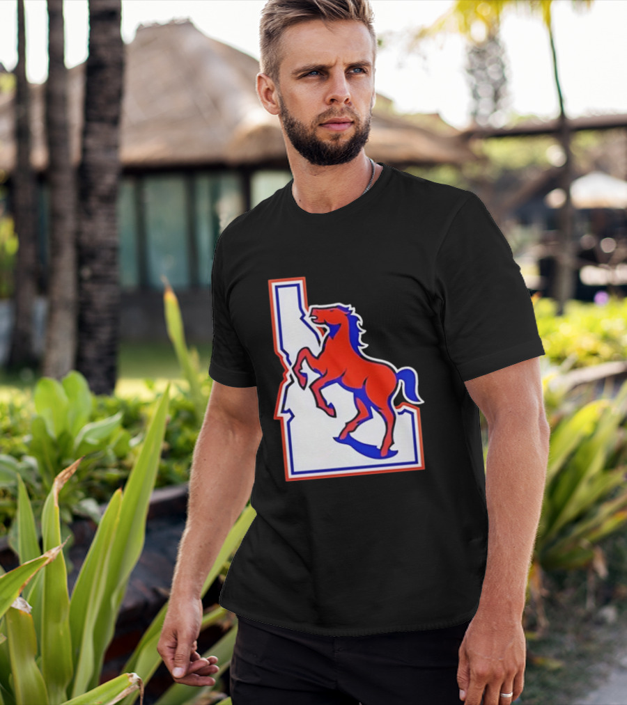 Boise State Broncos Idaho State Horse T-Shirt