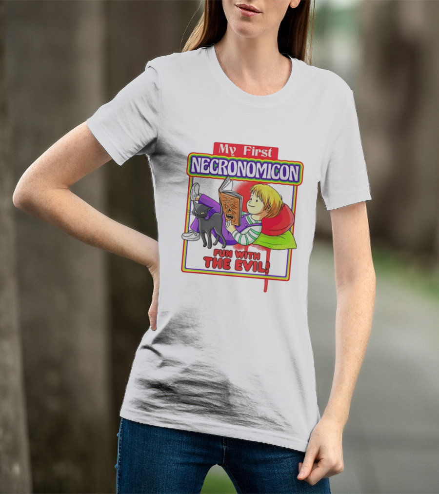 My First Necronomicon Fun With The Evil Dead Necronomicon Ash Williams T-Shirt