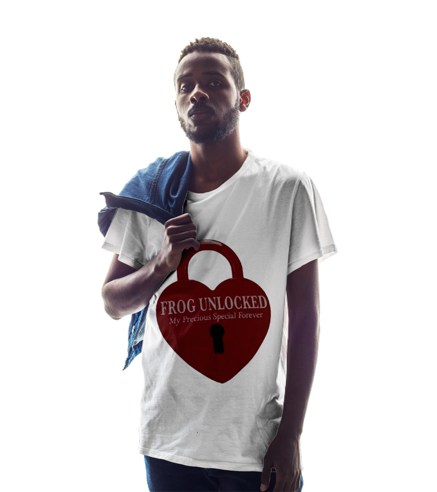 Frog Unlocked Heart Lock My Precious Special Forever T-Shirt
