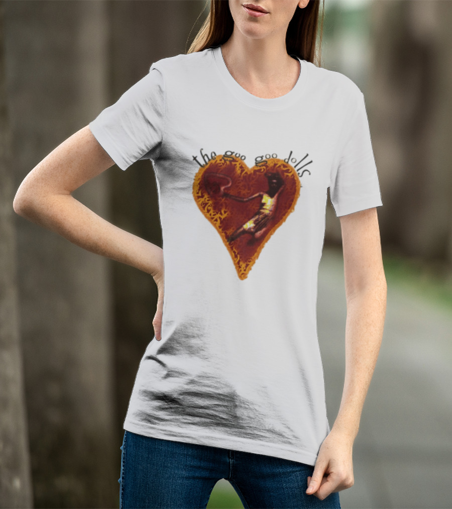 The Goo Goo Dolls Dizzy Up The Girl Heart Basketball Player T-Shirt