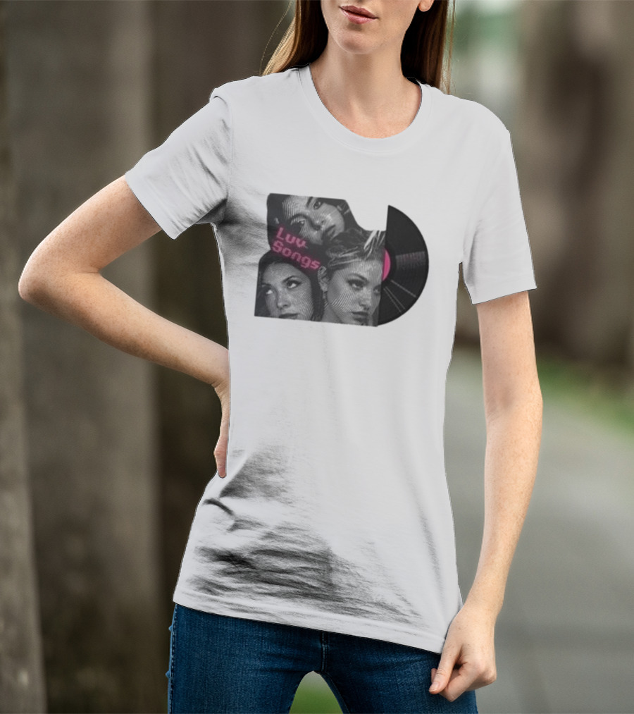 Triple Charm Vinyl Record Luv Songs T-Shirt