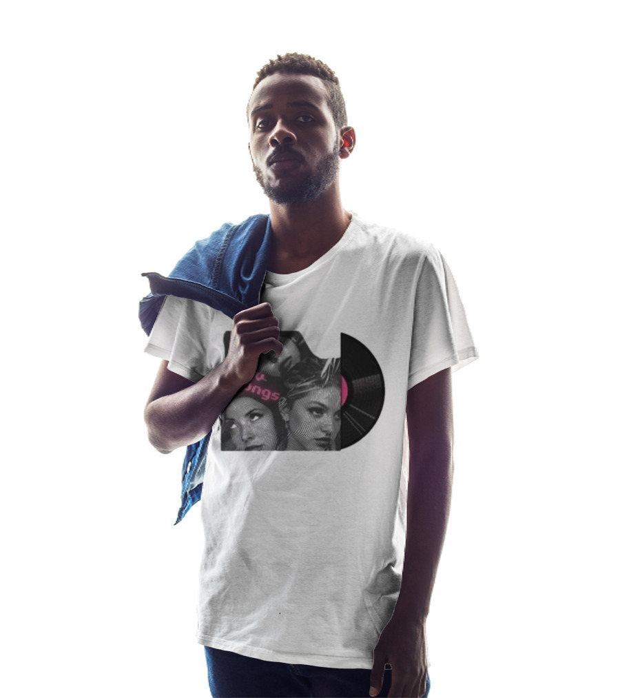 Triple Charm Vinyl Record Luv Songs T-Shirt