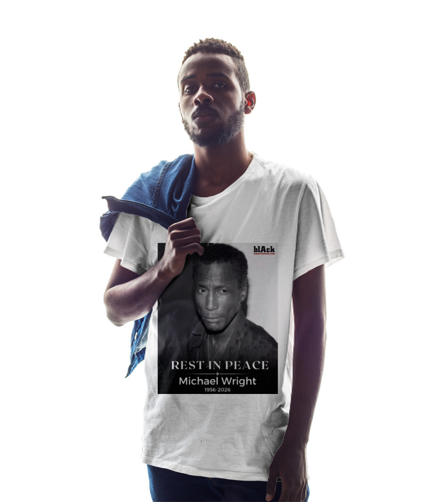 Rest In Peace Michael Wright 1956 2026 Black America Web T-Shirt