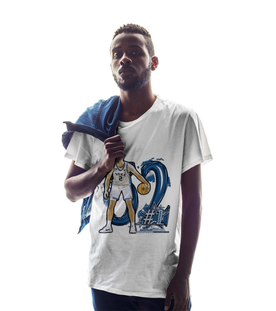 Duke Basketball Cooper Flagg Draft Number One Dallas Mavericks T-Shirt