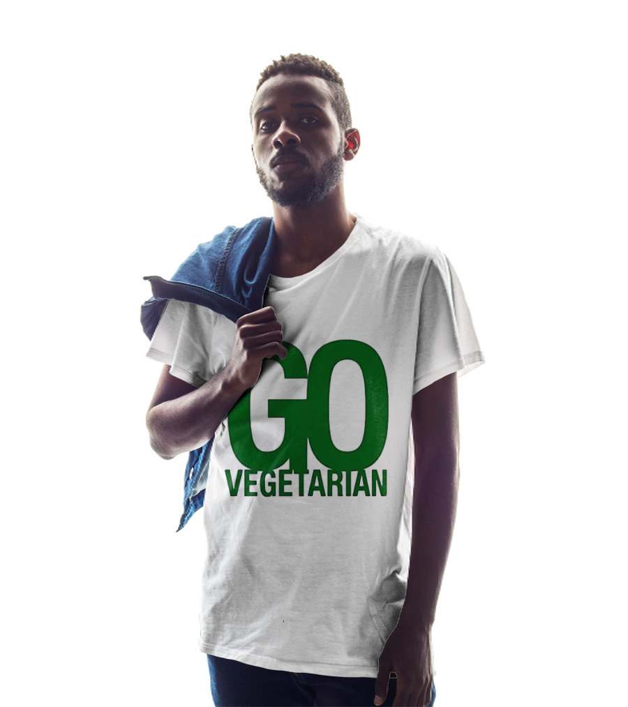 Justice Hamburgers Are Made Of What Go Vegetarian Cow T-Shirt