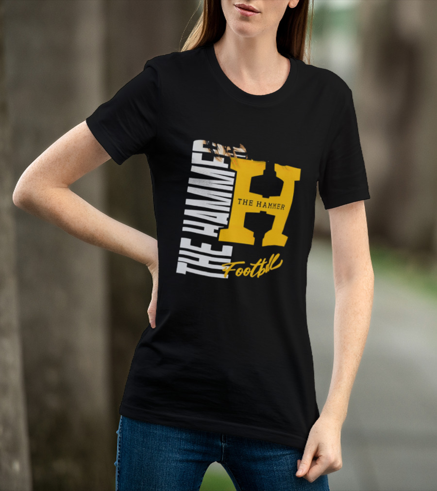 The Hammer H Athletic Football Team T-Shirt