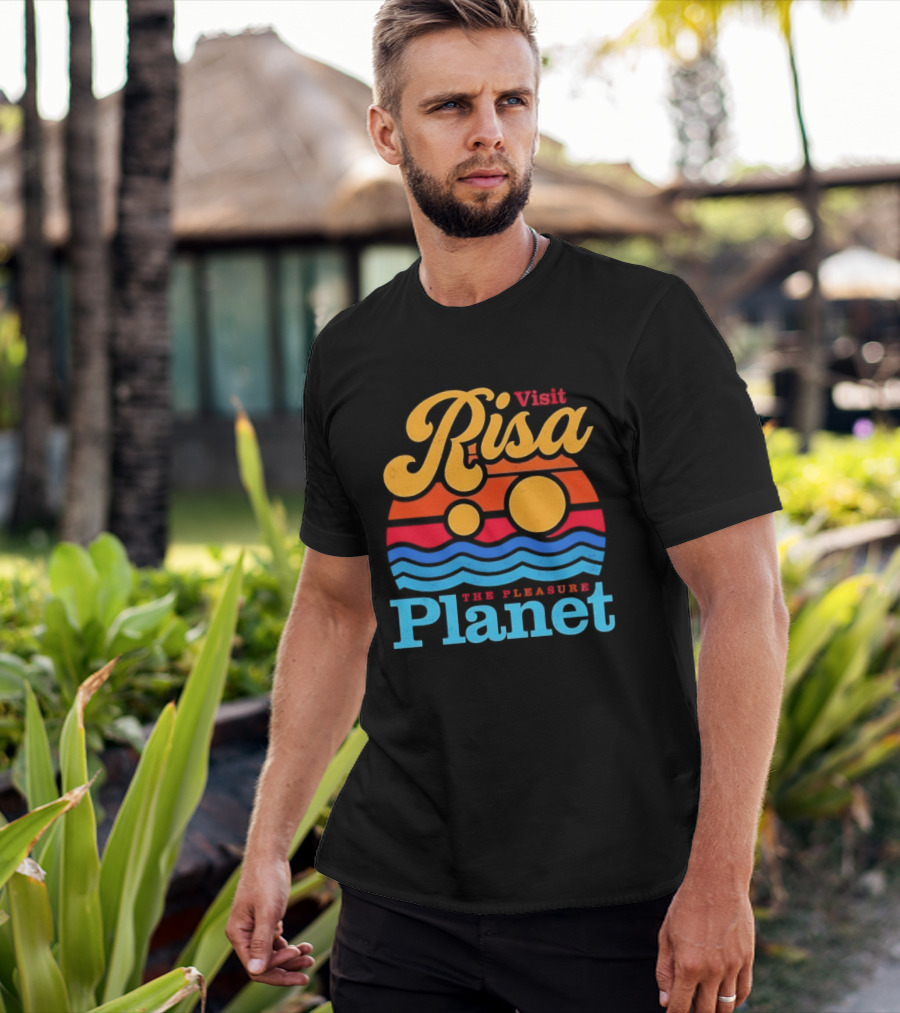 Visit Risa The Pleasure Planet Sci Fi Space Travel Adventure T-Shirt