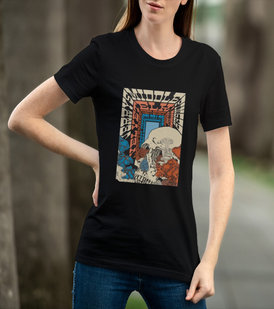 Jerry's Middle Finger Boulder Colorado September 27 2026 Skull T-Shirt
