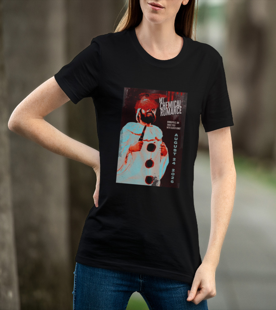 My Chemical Romance Minneapolis MN Target Field August 24 2026 With Sleater Kinney T-Shirt
