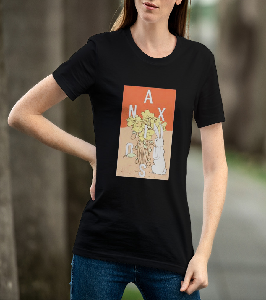 Anxious Tour 2026 Bouquet And Rabbit Summer Fall T-Shirt