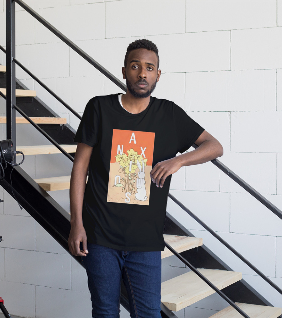 Anxious Tour 2026 Bouquet And Rabbit Summer Fall T-Shirt