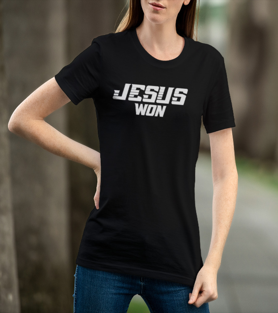 Grand Canyon Baseball Jesus Won Text Christian T-Shirt
