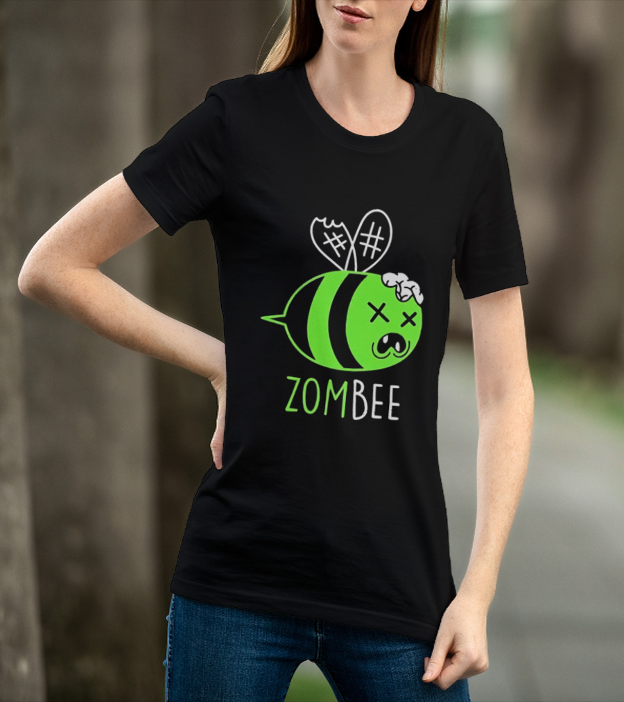 Zombee Brainy Undead Insect Horror Bee T-Shirt