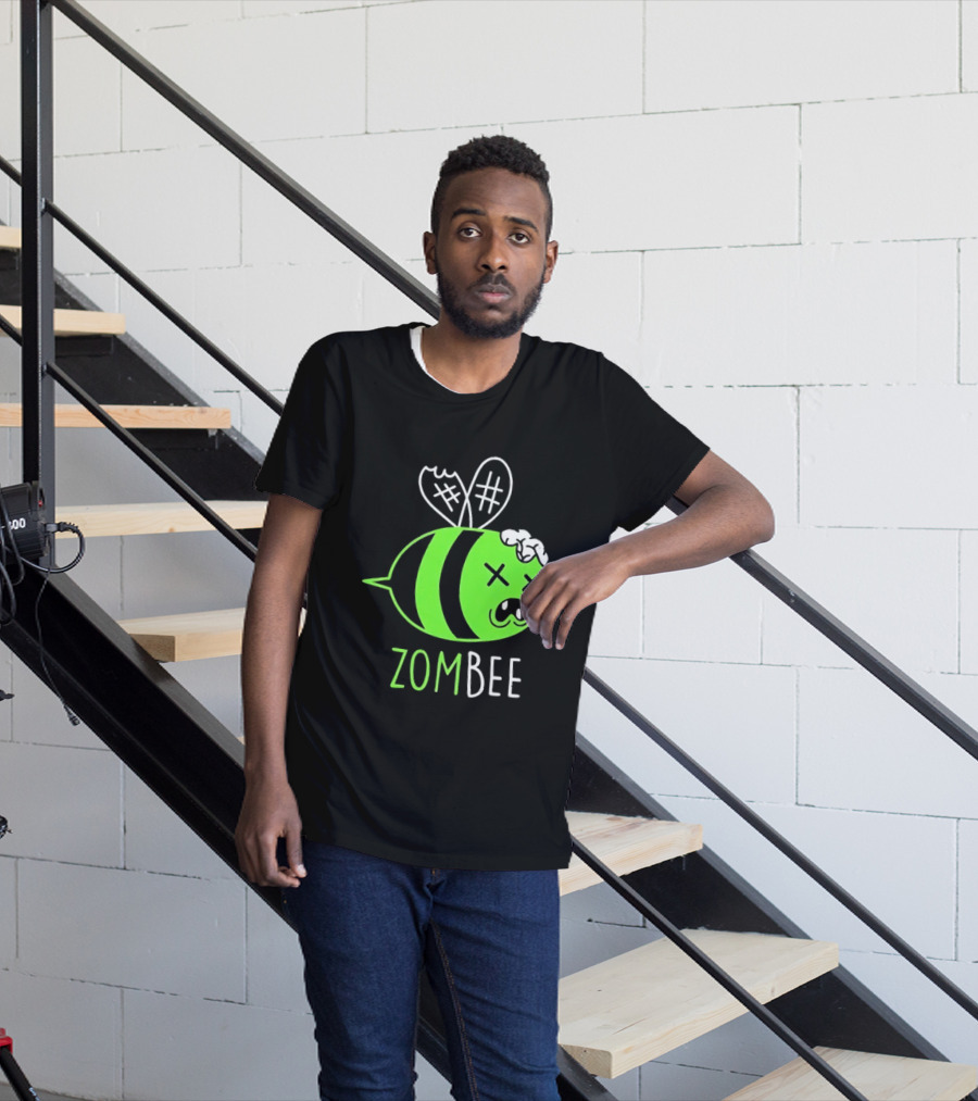 Zombee Brainy Undead Insect Horror Bee T-Shirt