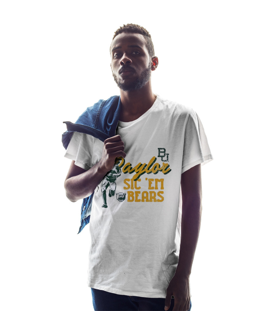 Baylor Bears Sic 'Em BU Football Eighteen Forty Five T-Shirt