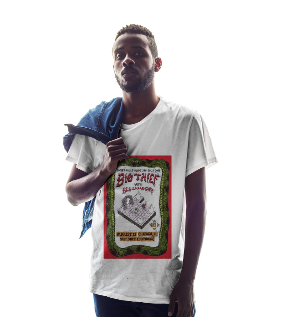 Somersault'slide 360 Tour 2026 Big Thief With Ben Lamar Gay August 13 Chicago Salt Shed Outdoor T-Shirt