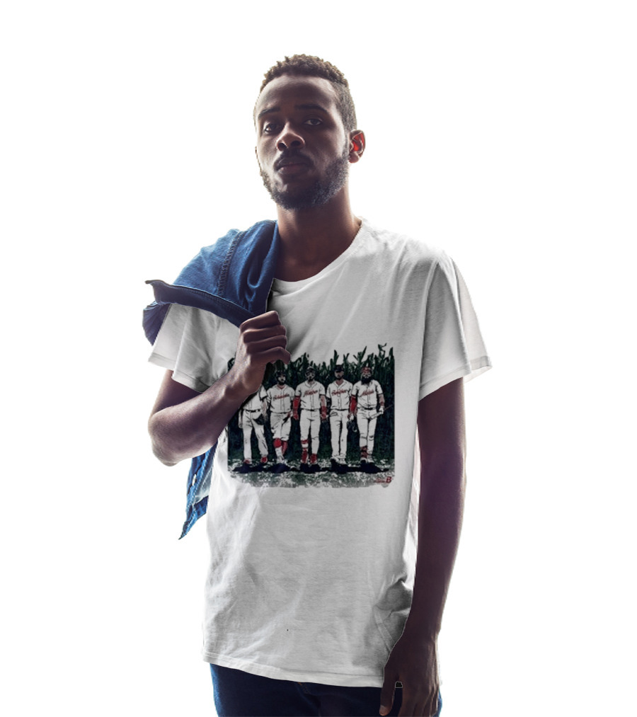 Boston Baseball Is This Heaven Field Of Dreams Players Cornfield T-Shirt