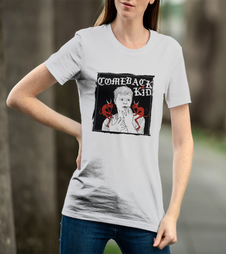 Comeback Kid Grey The Wrong Side Store Unique Artistic T-Shirt