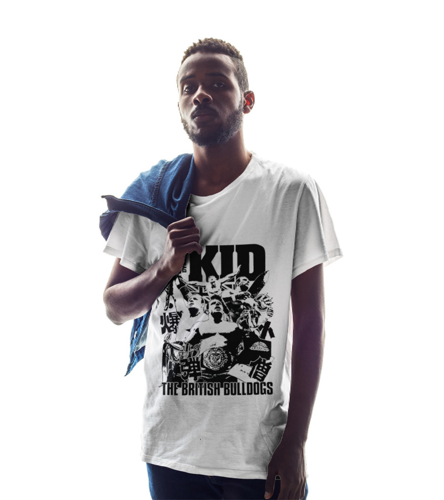 Dynamite Kid The British Bulldogs WWE Wrestling Cult T-Shirt
