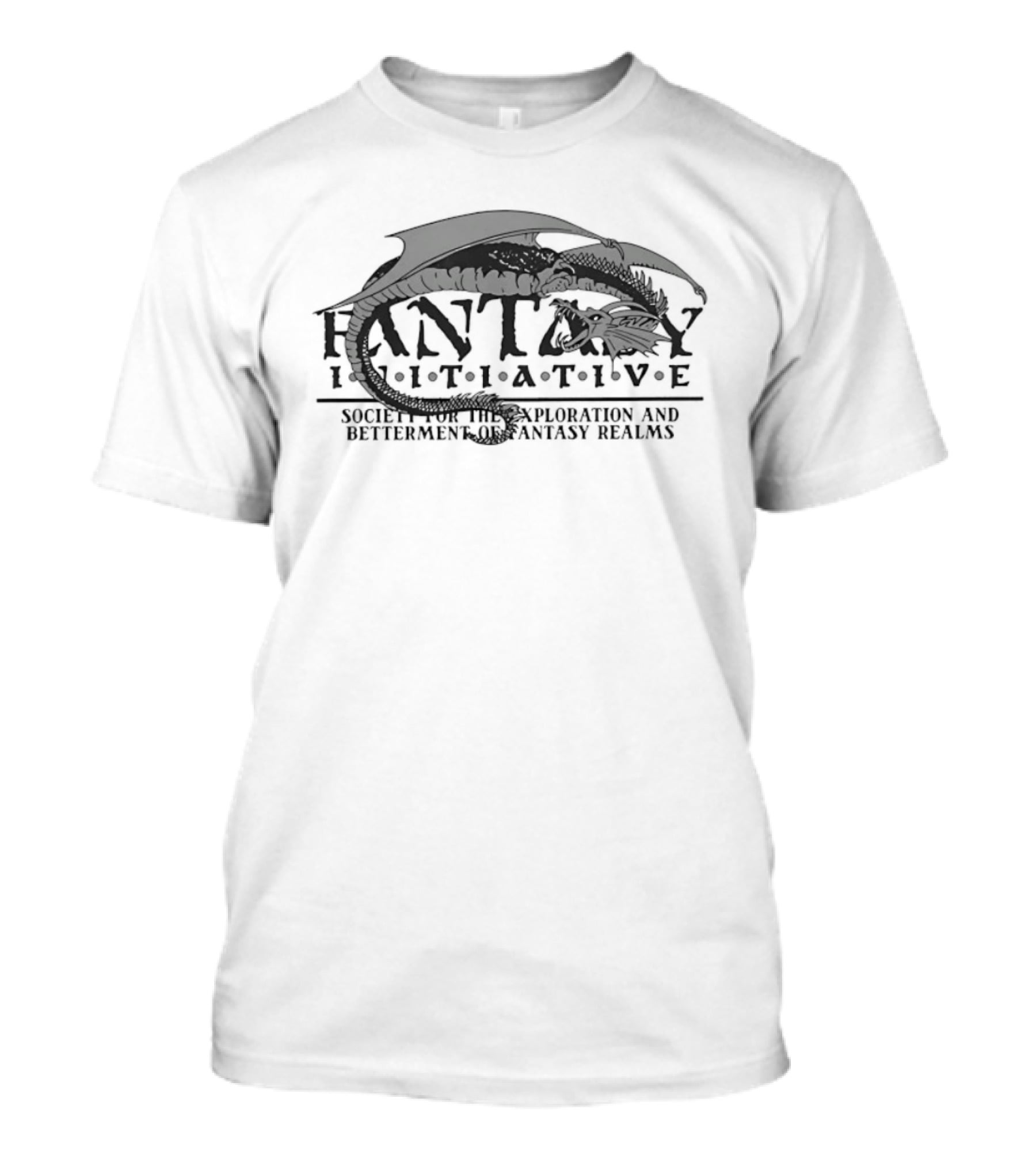 Fantasy Initiative Society For The Exploration And Betterment Of Fantasy Realms Dragon T-Shirt