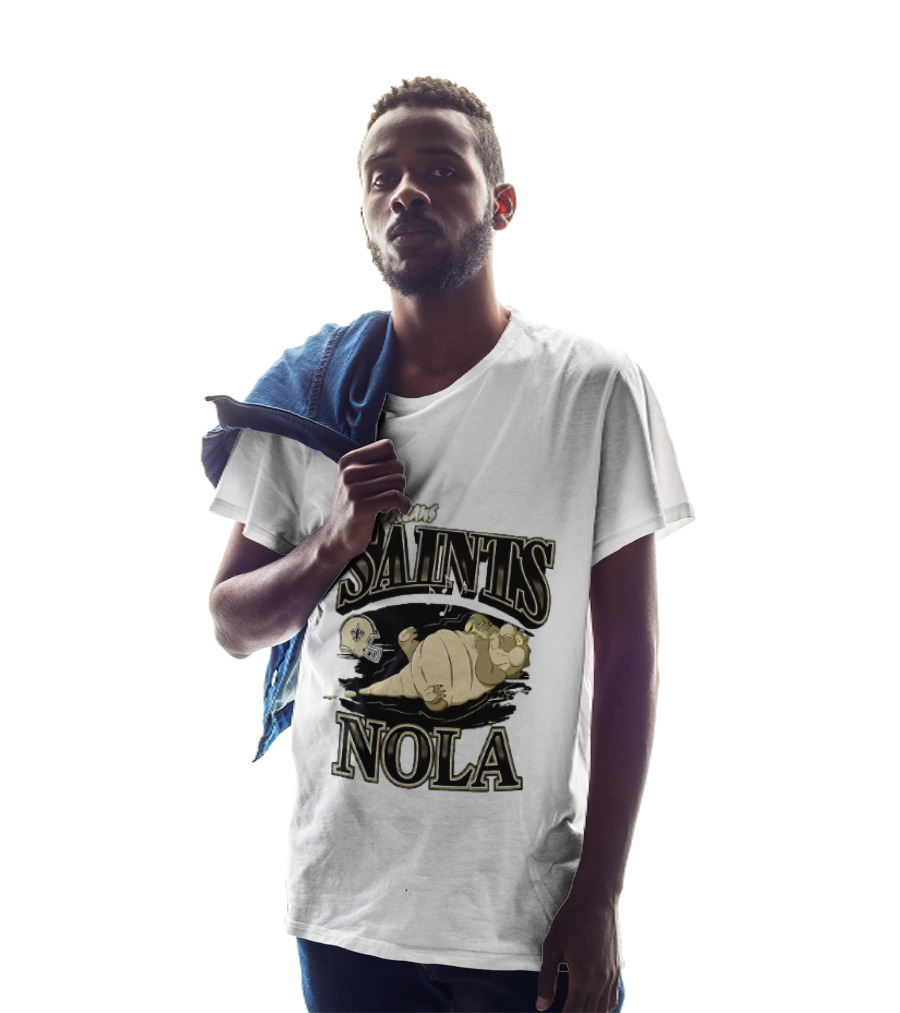 New Orleans Saints NOLA Disney Character Football T-Shirt