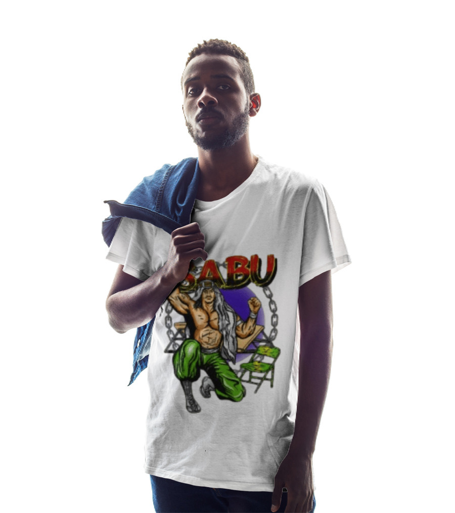 Beyondhumanmerch The Great Sabu Wrestling Character Chains And Table T-Shirt