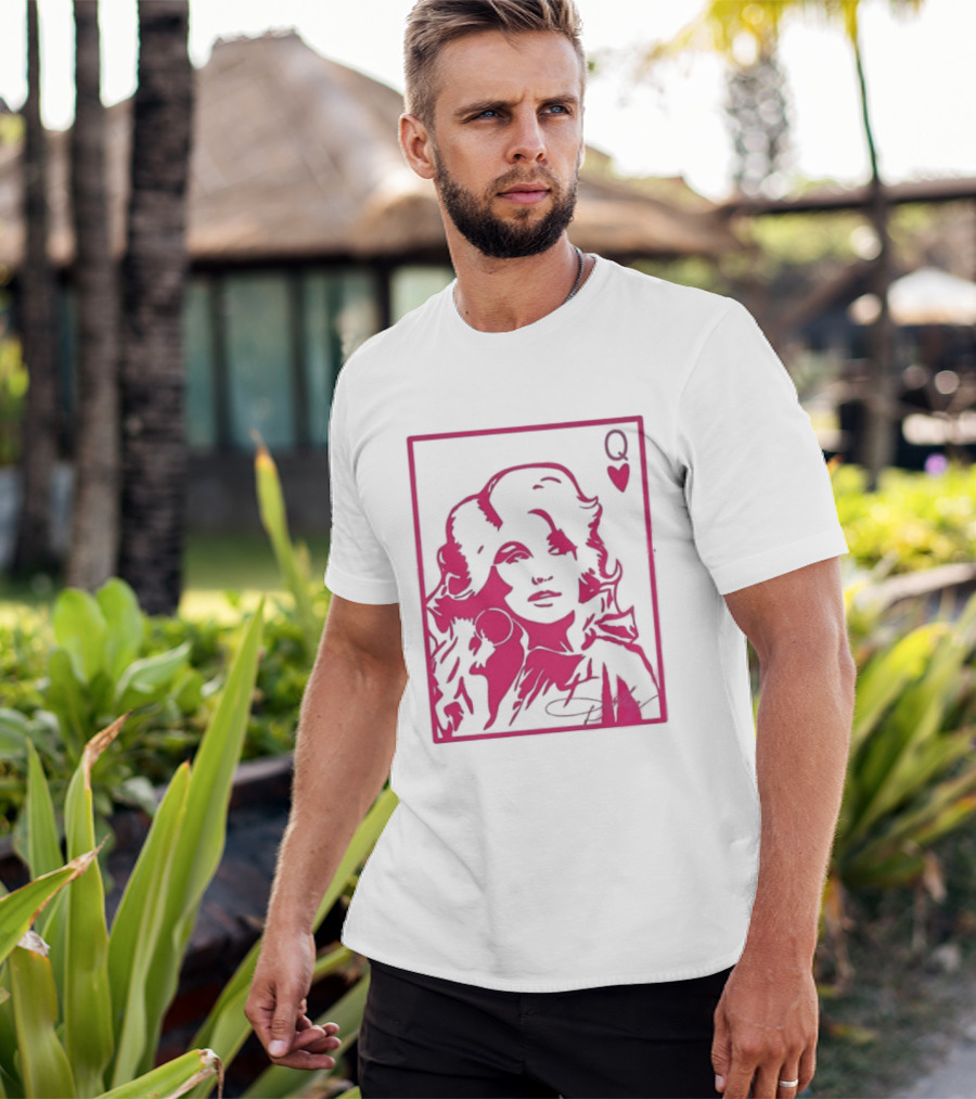 Dolly Parton Queen Of Hearts Playing Card Country Music T-Shirt