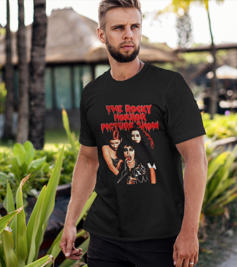 The Rocky Horror Picture Show Dr Frank N Furter Columbia Magenta T-Shirt