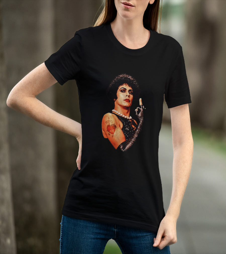 Dr Frank N Furter Rocky Horror Picture Show Boss Heart Tattoo T-Shirt