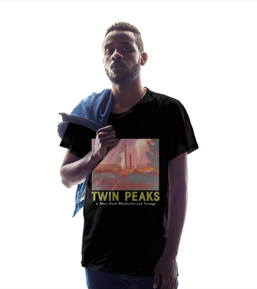 Twin Peaks A Place Both Wonderful And Strange Industrial Mill Scene T-Shirt