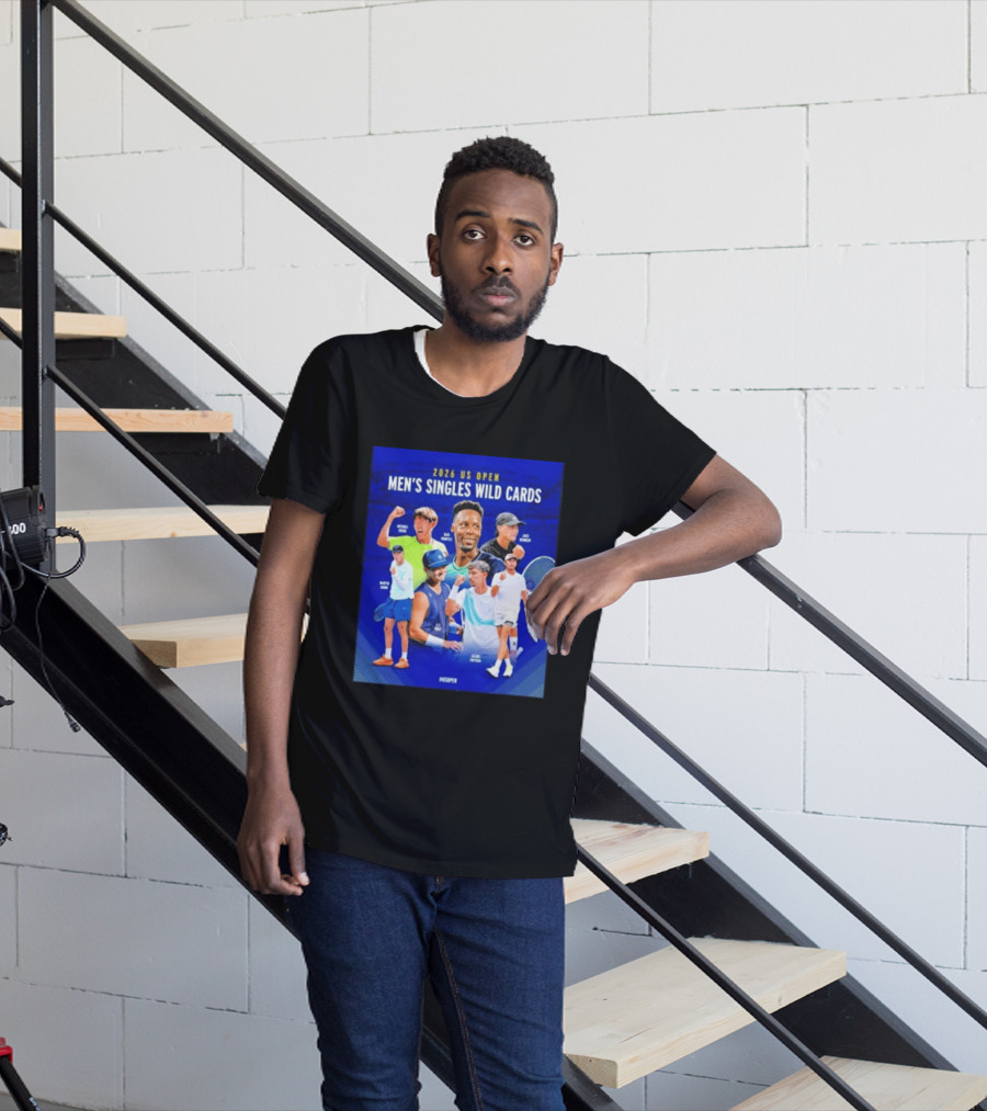 2026 US Open Men's Singles Wild Cards Michael Zheng Gael Monfils Jack Sock Martin Damm Alex Michelsen Ben Shelton Alexei Popyrin Dominic Stricker T-Shirt