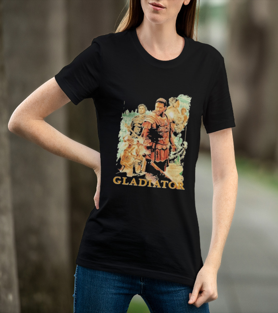 Gladiator Maximus Collage Russell Crowe Roman Warrior Epic T-Shirt