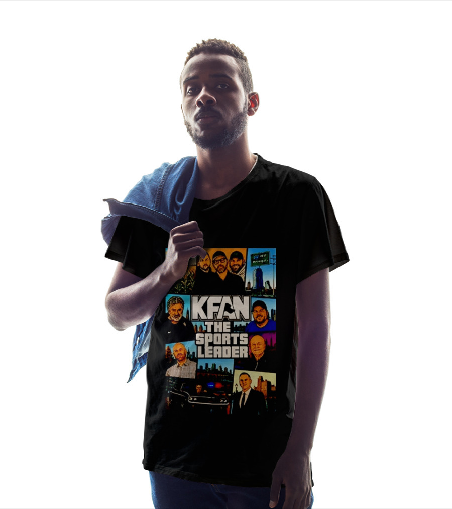 KFAN The Sports Leader Radio Personalities Illustrated T-Shirt