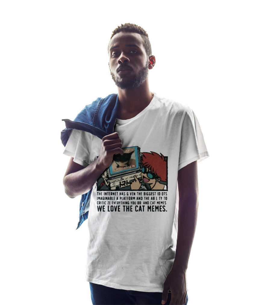 Edward Cowboy Bebop Internet Idiots Cat Memes Lore Update I'm Losing It T-Shirt