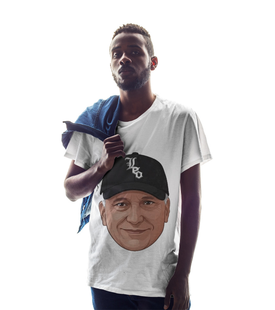 Pope Leo Face Cap Chicago White Sox T-Shirt