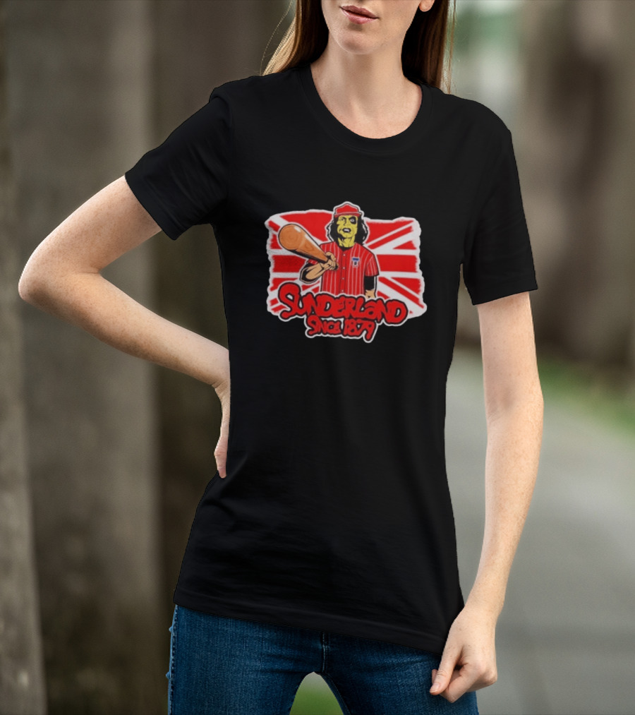 Sunderland Since 1879 Warrior Football Soccer Union Jack T-Shirt