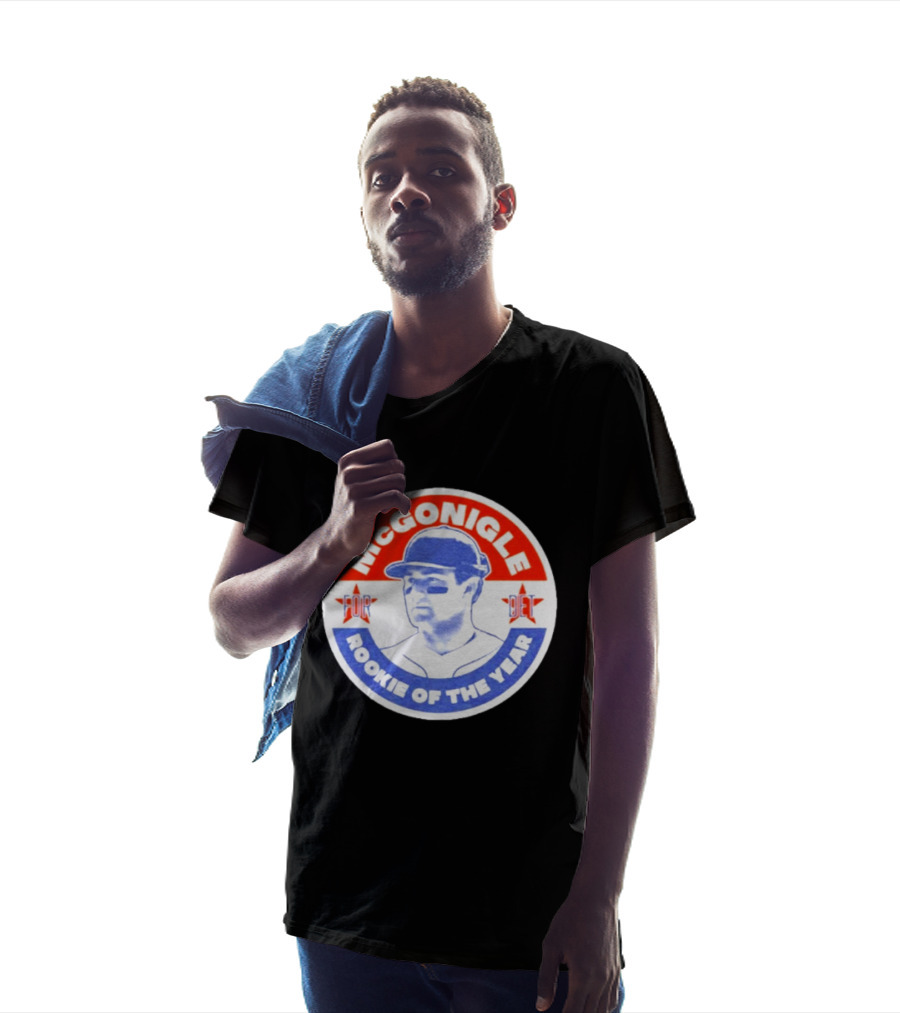 Kevin McGonigle Rookie Of The Year Detroit Baseball Stars T-Shirt