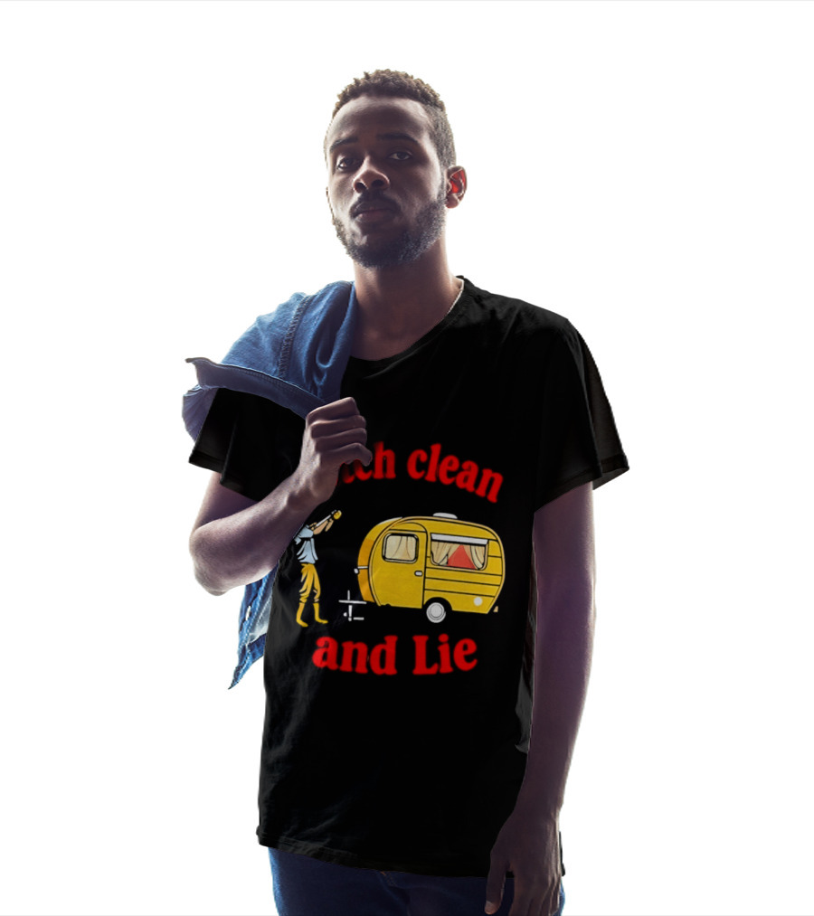 Catch Clean And Lie Fishing Camper Camping T-Shirt