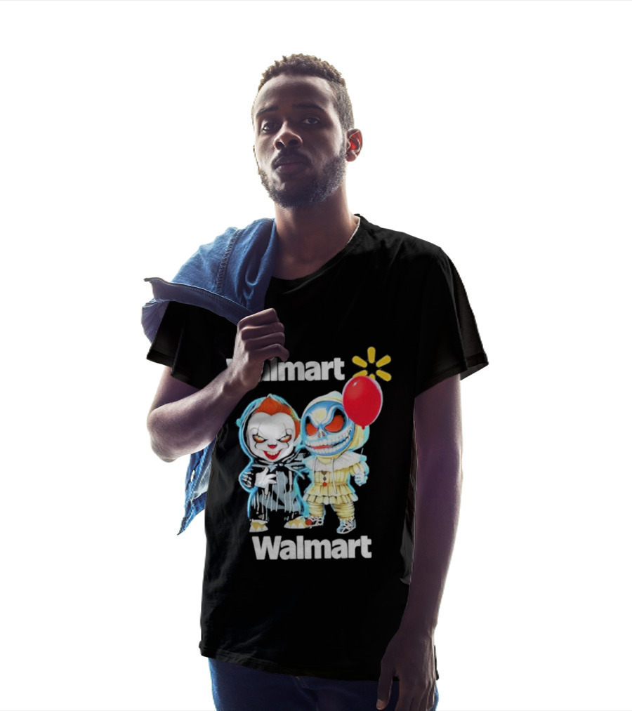 Walmart Pennywise Jack Skellington Halloween 2026 Red Balloon T-Shirt
