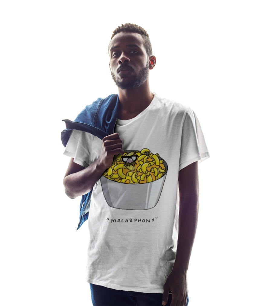 Macarphony Funny Mac And Cheese Bowl Pun T-Shirt