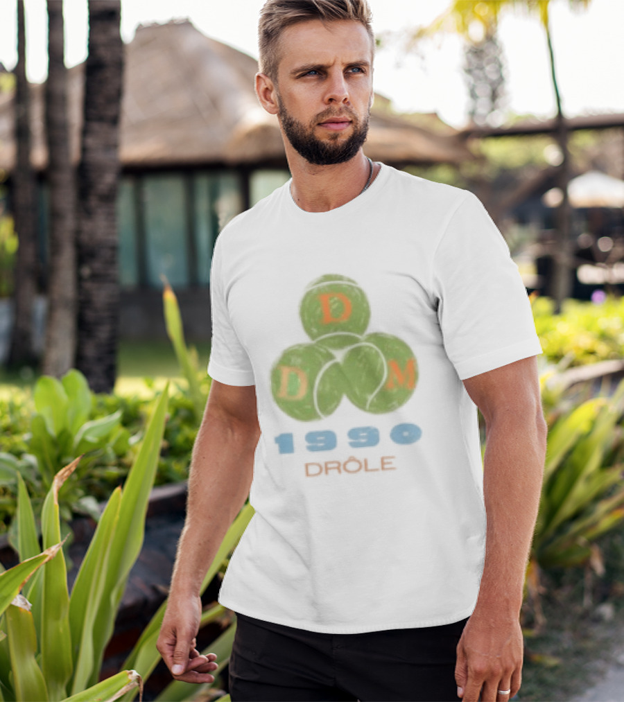 Droles De Monsieur 1990 DDM Tennis Balls T-Shirt