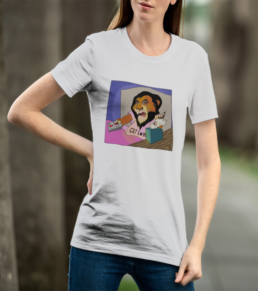 Scar From The Lion King Cat Love Scar Tissue Humor Meme T-Shirt