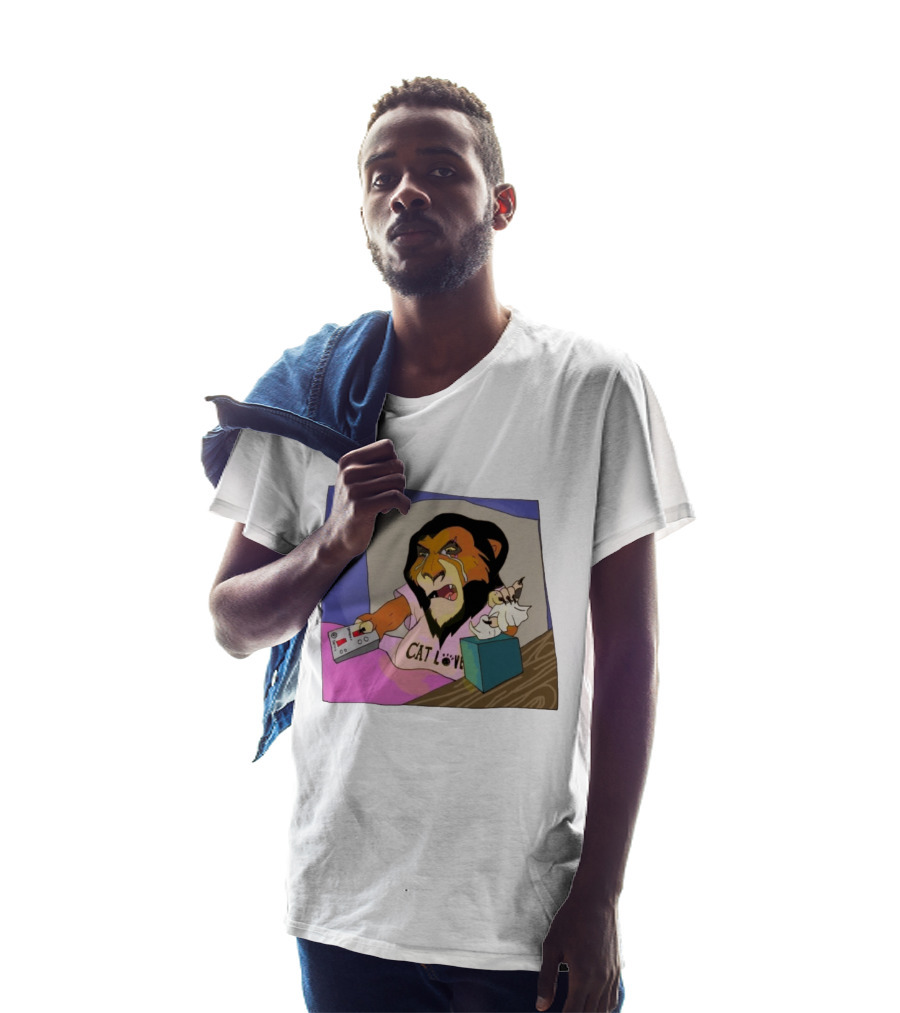 Scar From The Lion King Cat Love Scar Tissue Humor Meme T-Shirt