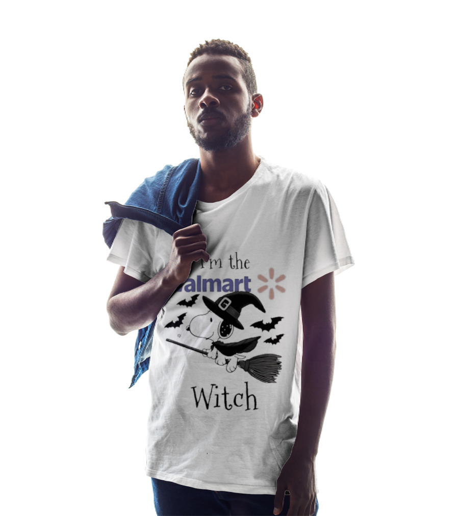 I'm The Walmart Witch Snoopy Halloween 2026 Broomstick Magic T-Shirt