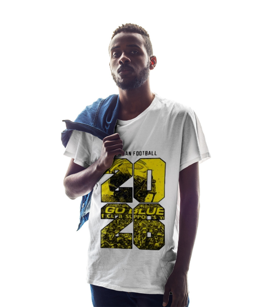 Michigan Football 2026 Go Blue Support T-Shirt
