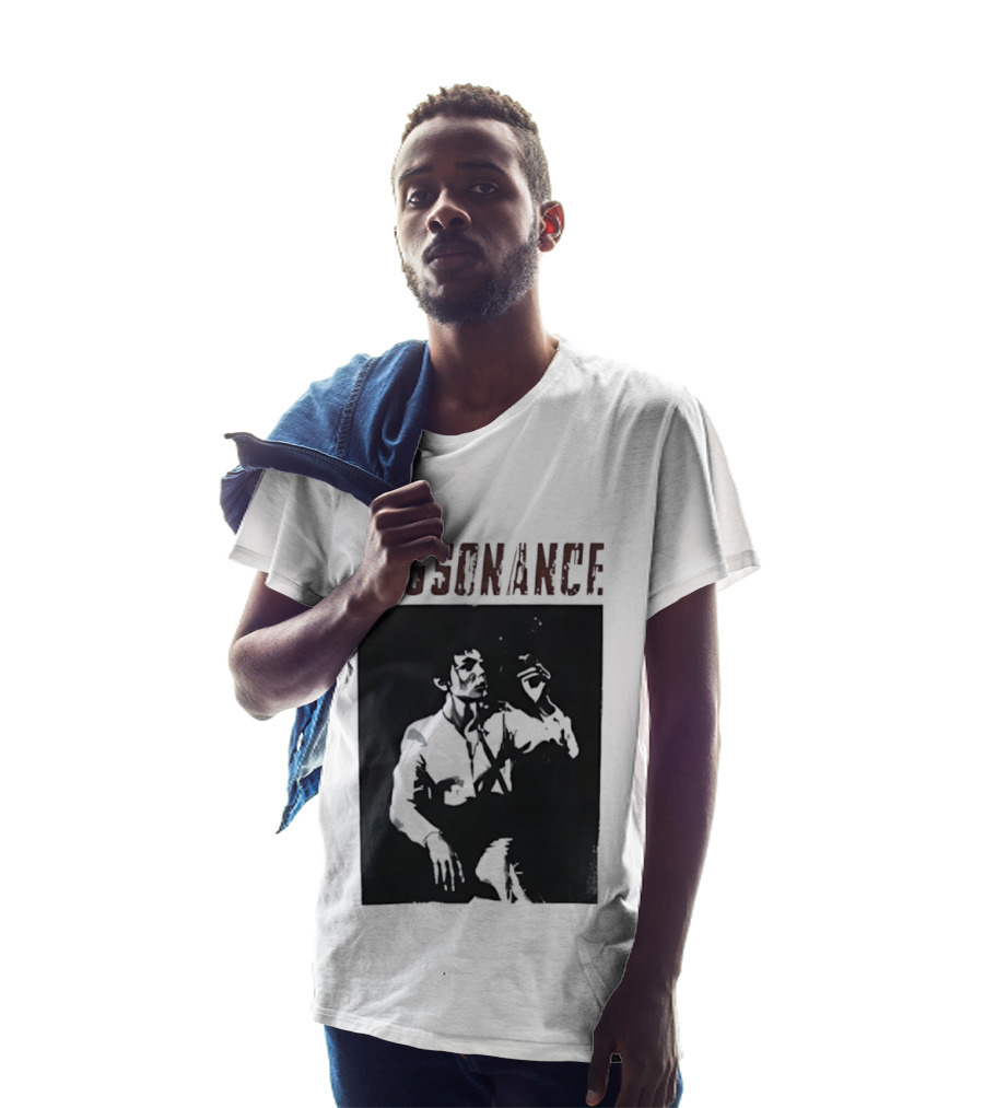 Dissonance Bruce Lee Distressed T-Shirt
