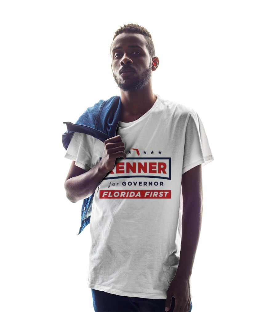 Renner For Governor Florida First 2026 Campaign T-Shirt