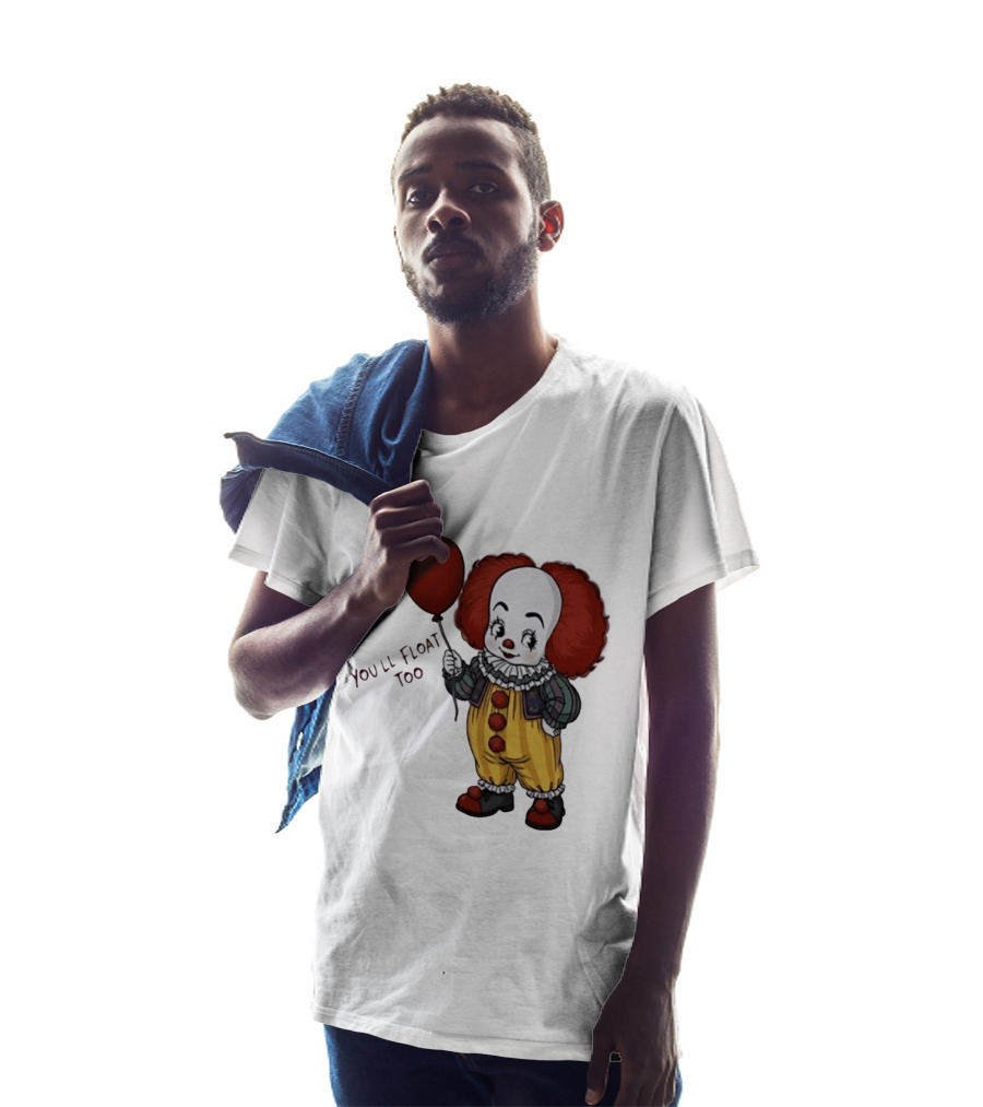 Pennywise Clown You'll Float Too Red Balloon T-Shirt