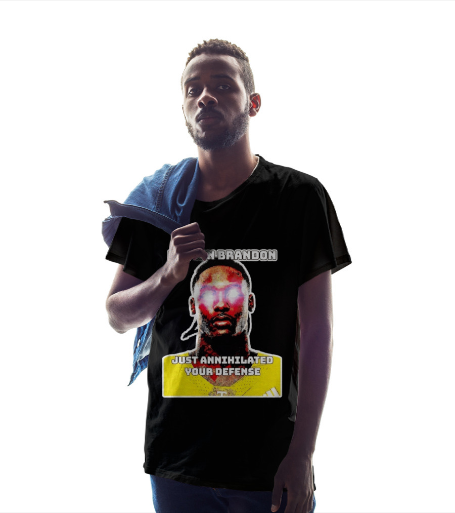 Faizon Brandon Just Annihilated Your Defense Glowing Eyes Football Player T-Shirt
