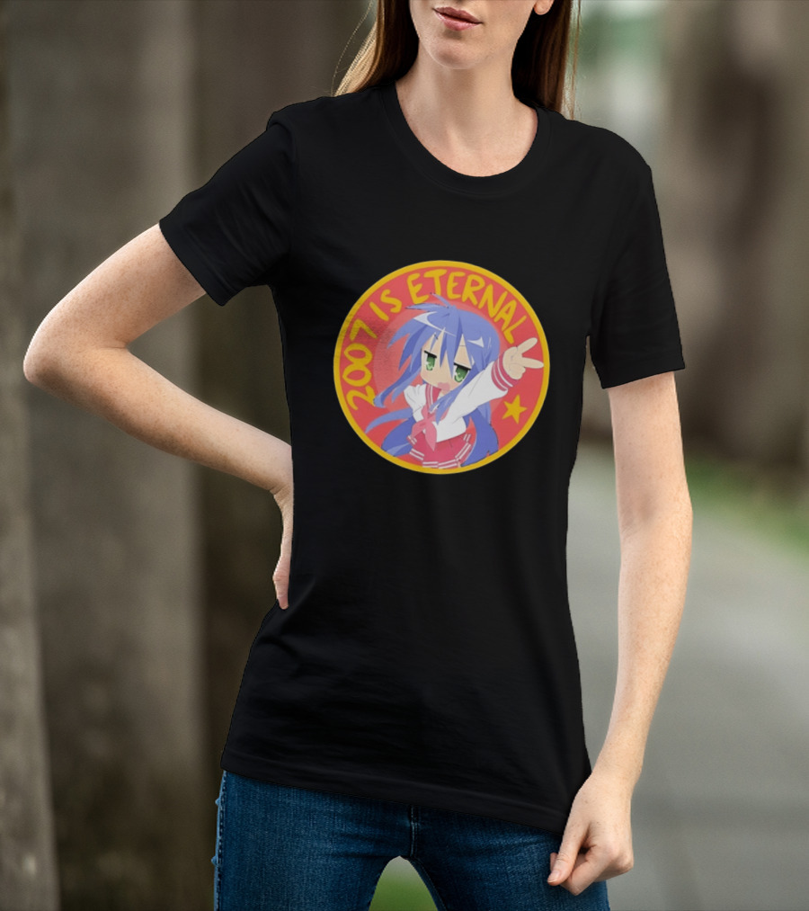 Konata Izumi 2007 Is Eternal Lucky Star Anime T-Shirt